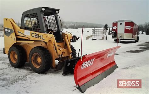 snow plow skid steer diy|industrial snow plow skid steer.